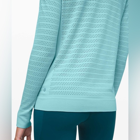 Lululemon Breeze By Long Sleeve *Squad - Sea Frost / Sea Frost - Picture 5 of 10
